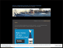 Tablet Screenshot of elhombrecansado.wordpress.com