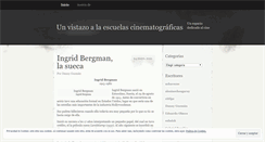 Desktop Screenshot of escuelascinematograficas.wordpress.com