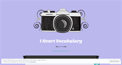 Desktop Screenshot of iheartvocabulary.wordpress.com