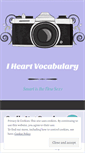 Mobile Screenshot of iheartvocabulary.wordpress.com