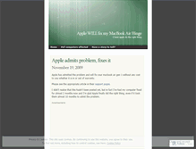 Tablet Screenshot of macbookairhinge.wordpress.com