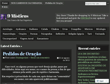 Tablet Screenshot of 9misticos.wordpress.com