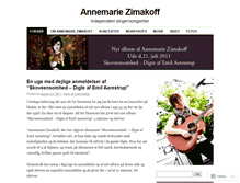 Tablet Screenshot of annemariezimakoff.wordpress.com