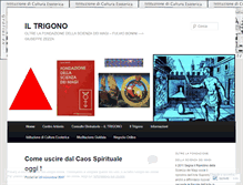 Tablet Screenshot of iltrigono.wordpress.com