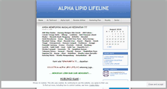 Desktop Screenshot of newimagealphalipid.wordpress.com