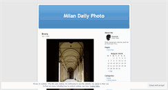 Desktop Screenshot of milandailyphoto.wordpress.com