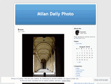 Tablet Screenshot of milandailyphoto.wordpress.com