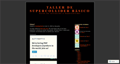 Desktop Screenshot of basicsupercollider.wordpress.com