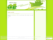 Tablet Screenshot of obech.wordpress.com