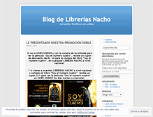 Tablet Screenshot of libreriasnacho.wordpress.com