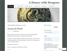 Tablet Screenshot of dancewithdragonstraducido.wordpress.com