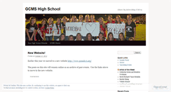 Desktop Screenshot of gcmshighschool.wordpress.com