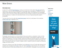 Tablet Screenshot of nineerrors.wordpress.com