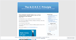 Desktop Screenshot of moneyprinciple.wordpress.com