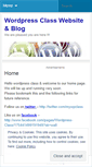 Mobile Screenshot of ourwordpressclass.wordpress.com