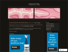 Tablet Screenshot of brainnurse.wordpress.com