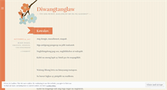 Desktop Screenshot of diwangtanglaw.wordpress.com