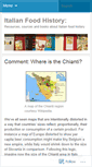 Mobile Screenshot of foodinitaly.wordpress.com