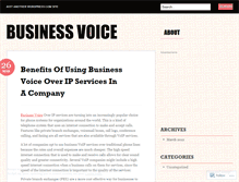 Tablet Screenshot of dwbisinessvoice.wordpress.com
