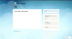 Desktop Screenshot of boxcloud.wordpress.com