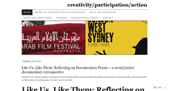 Desktop Screenshot of creativityparticipationaction.wordpress.com