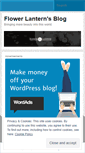 Mobile Screenshot of flowerlantern.wordpress.com