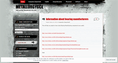 Desktop Screenshot of metallurgygce.wordpress.com