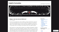 Desktop Screenshot of catphi.wordpress.com