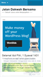 Mobile Screenshot of jalandakwahbersama.wordpress.com