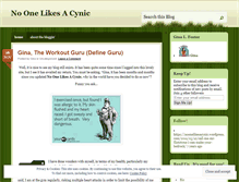 Tablet Screenshot of noonelikesacynic.wordpress.com