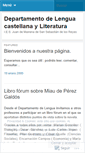 Mobile Screenshot of lenguamairena.wordpress.com
