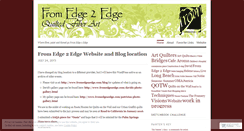 Desktop Screenshot of fromedge2edge.wordpress.com