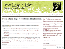 Tablet Screenshot of fromedge2edge.wordpress.com