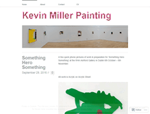 Tablet Screenshot of kevinmillerpainting.wordpress.com