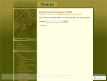 Tablet Screenshot of pioden.wordpress.com