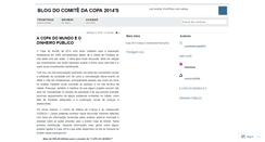 Desktop Screenshot of comitedacopa2014.wordpress.com