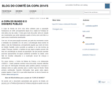 Tablet Screenshot of comitedacopa2014.wordpress.com