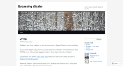 Desktop Screenshot of bypassingzscaler.wordpress.com