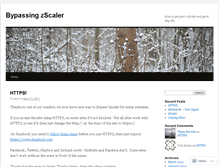Tablet Screenshot of bypassingzscaler.wordpress.com