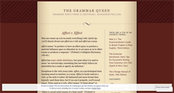 Desktop Screenshot of grammarhints.wordpress.com