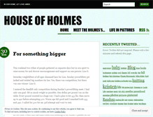 Tablet Screenshot of houseofholmes.wordpress.com