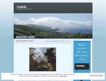 Tablet Screenshot of duskfalls.wordpress.com