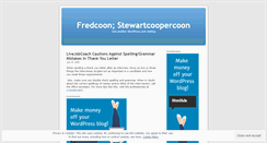 Desktop Screenshot of fredcoon.wordpress.com