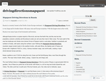 Tablet Screenshot of drivingdirectionsmapquest.wordpress.com