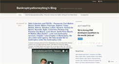 Desktop Screenshot of bankruptcyattorneyblog.wordpress.com