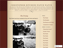 Tablet Screenshot of christopherhitchenswatchwatch.wordpress.com