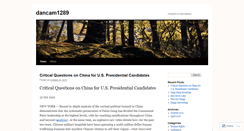 Desktop Screenshot of dancam1289.wordpress.com