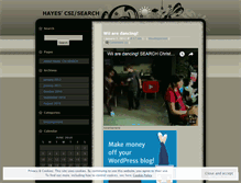 Tablet Screenshot of hayesheroes.wordpress.com