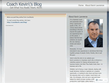 Tablet Screenshot of coachkevin.wordpress.com