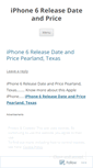 Mobile Screenshot of iphone6releasedatepricecity.wordpress.com